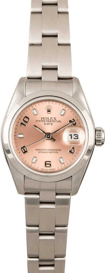 Rolex Date 79160 Salmon Dial