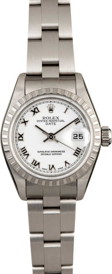 Rolex Lady Date 79240 White Roman