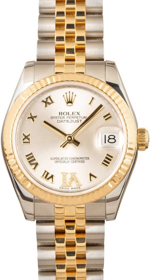 Buy Used Rolex Ladies Datejust 178273 Bob s Watches Sku 152127