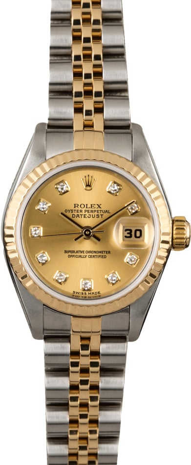 Ladies Rolex Datejust 79173 with Diamonds