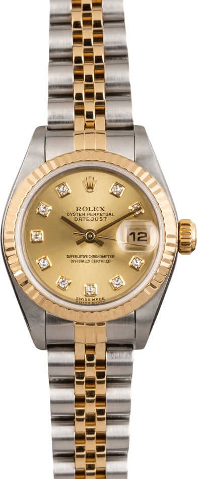 Pre Owned Rolex Lady Datejust 79173 Diamond Dial