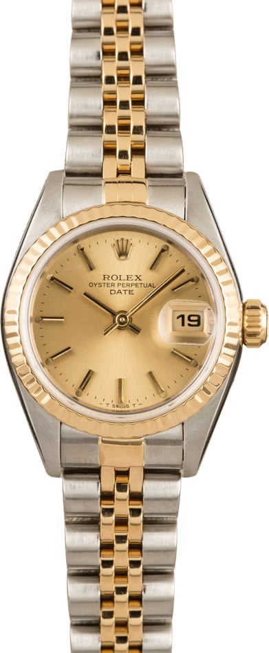 Used Two Tone Jubilee Rolex Date 79173