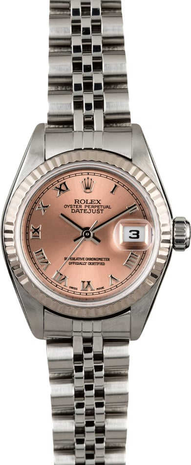 Rolex Lady Datejust 79174 Salmon Roman Dial