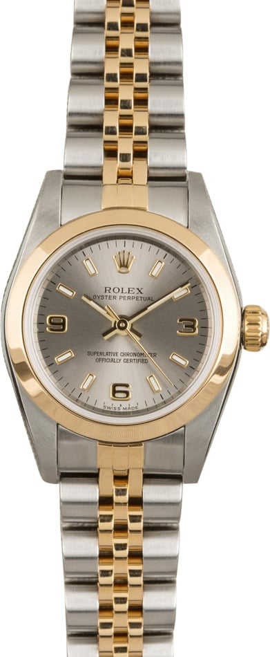 Buy Used Rolex Lady Oyster Perpetual 76183 | Bob's Watches - Sku