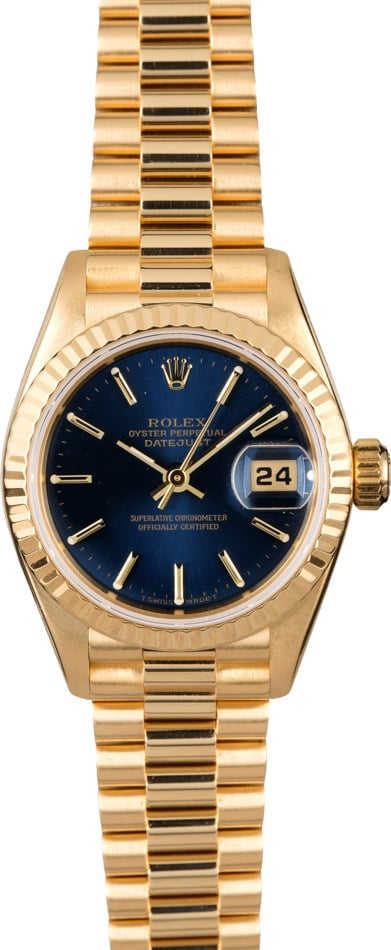 Rolex President 69178 Blue Dial