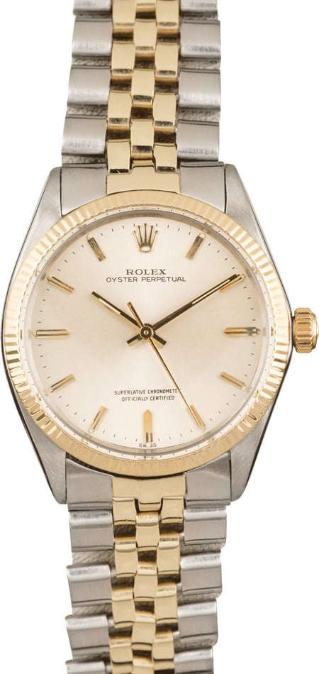 Rolex classic oyster two tone price sale