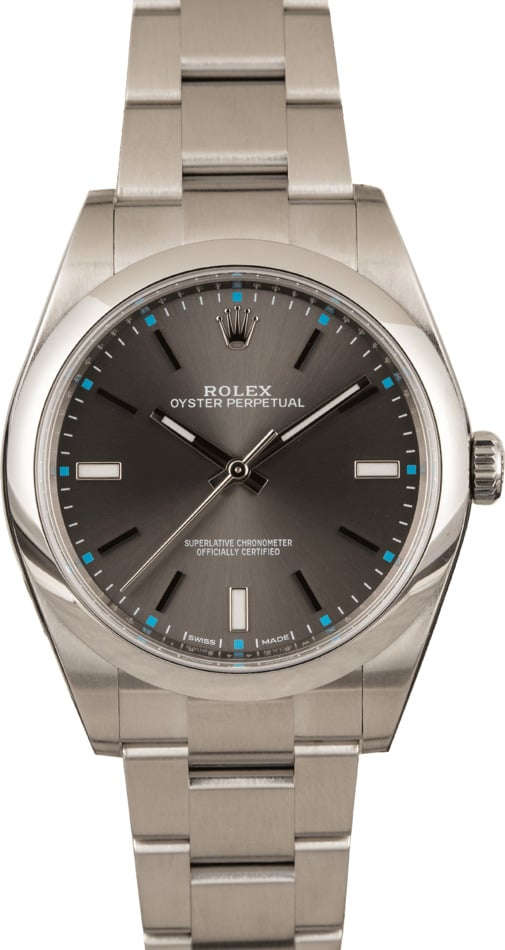 Oyster perpetual dark rhodium hotsell