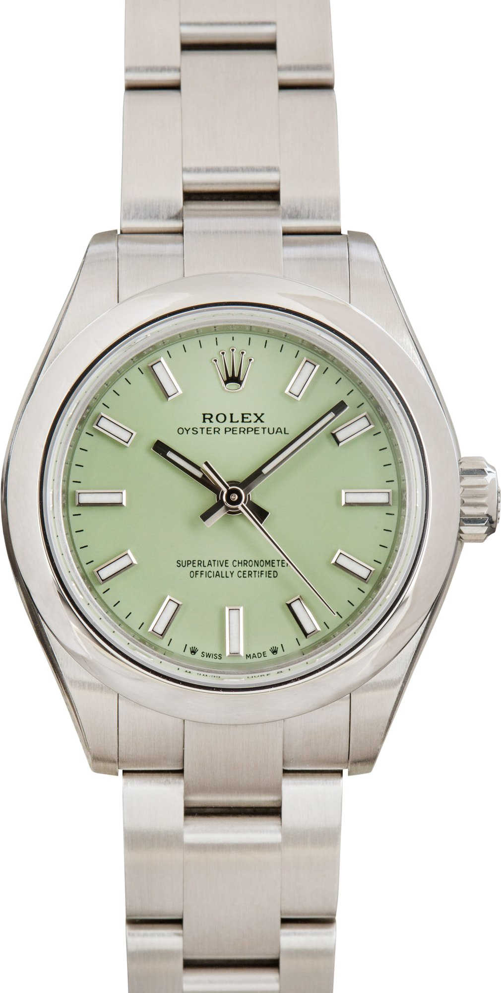 Rolex Oyster Perpetual 28 276200 Pistachio Dial