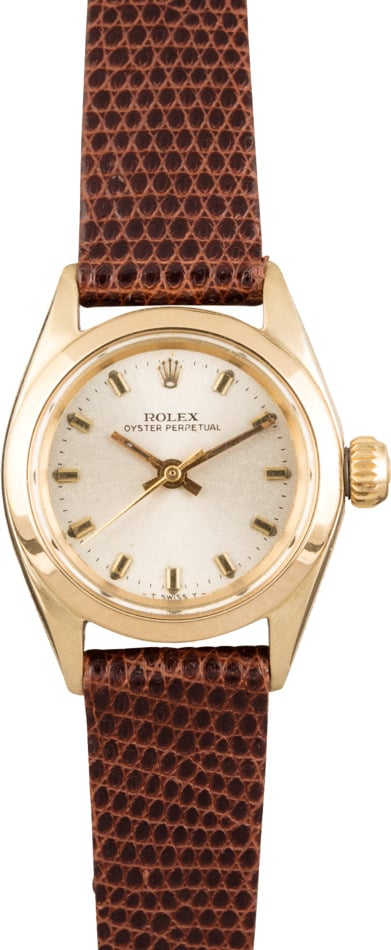 ROLEX Oyster Perpetual k18 金無垢6618 Vintage Rolex 6618 Oyster Perpetual 18k Yellow Gold Wrist