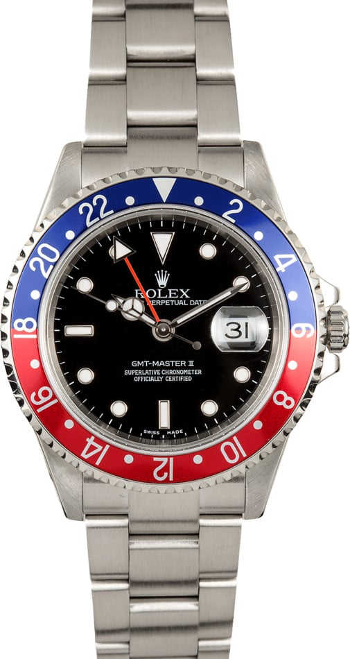 Rolex Pepsi Bezel GMT-Master II Model 16710