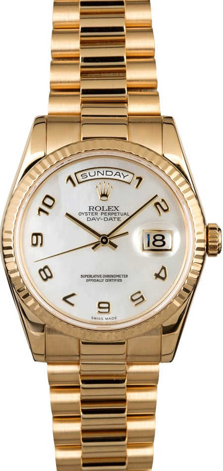 Rolex Day-Date 118238 Mother of Pearl Dial
