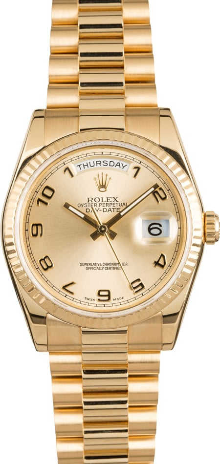 Rolex Day-Date 118238 Arabic Dial