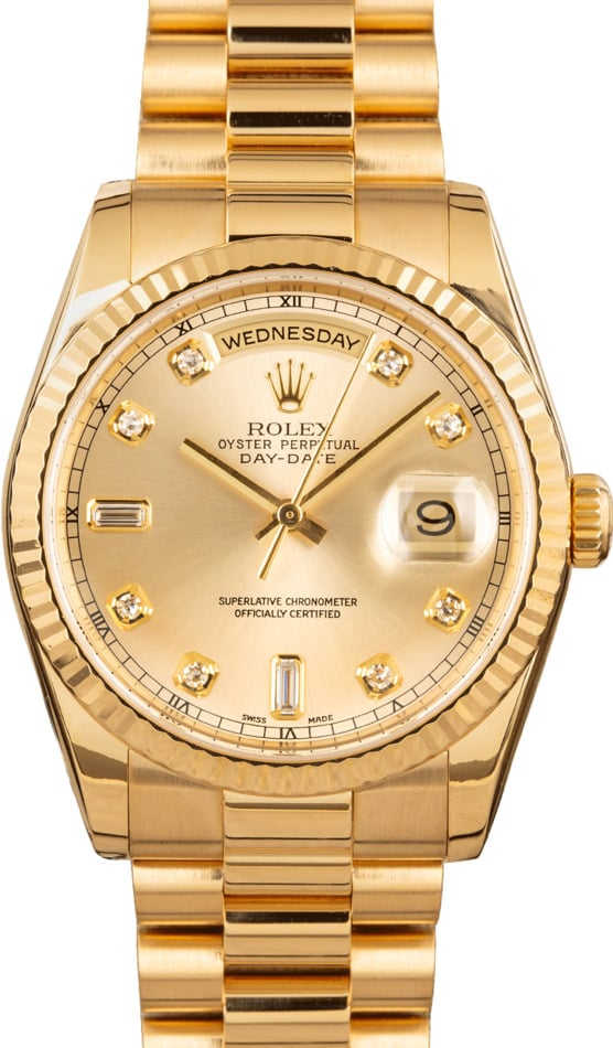 PreOwned Rolex President 118238 Yellow Gold