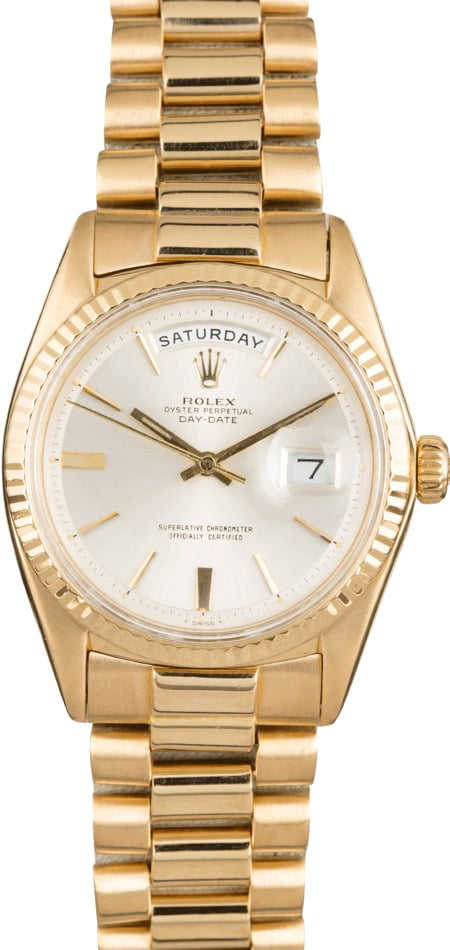 Rolex President 1803 Silver 'Pie Pan' Dial