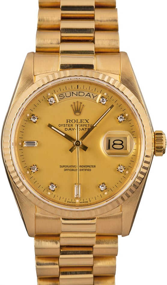 Rolex President 18048 Diamond