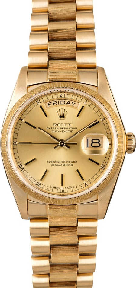 Rolex President 18078 with Barked Bezel