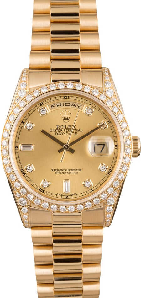 Buy Used Rolex President 18388 | Bob's Watches - Sku: 125419