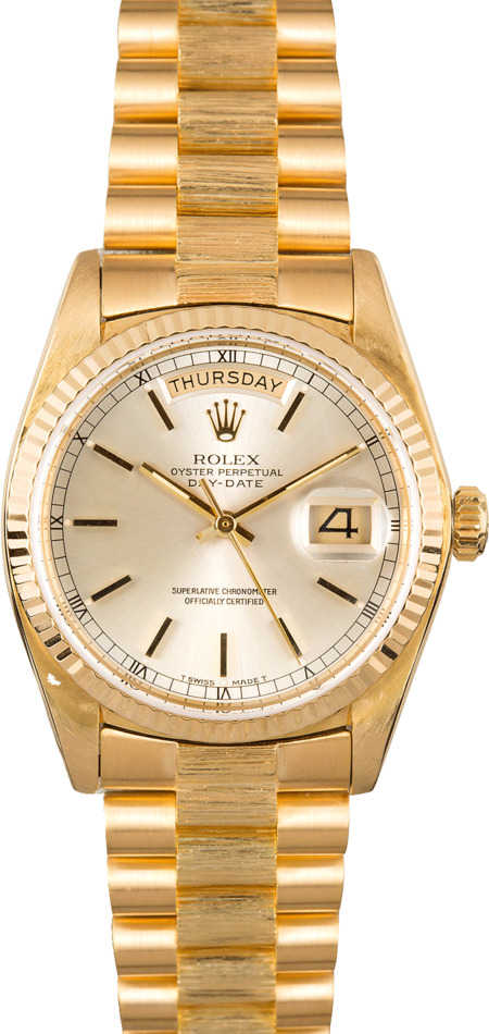 Rolex President Day-Date 18078 Bark Accents