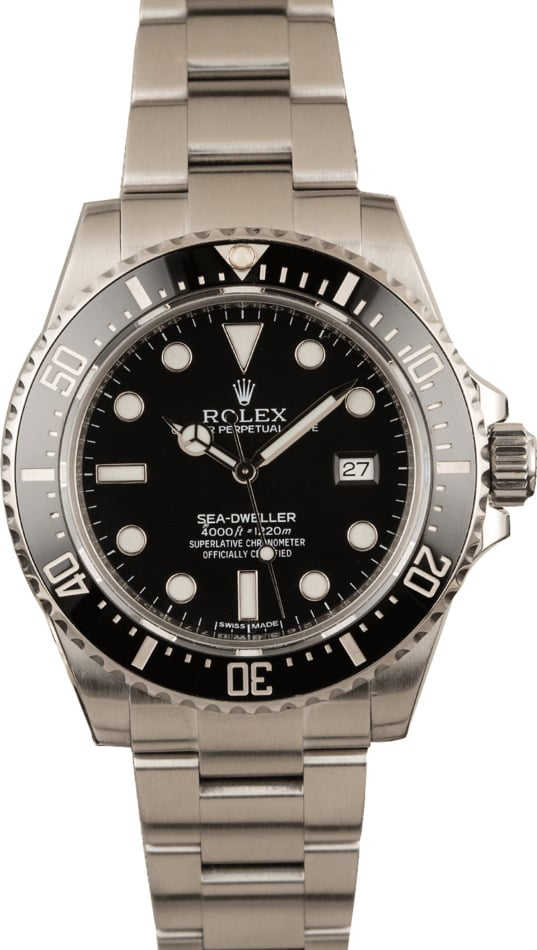 Buy Used Rolex Sea-Dweller 116600BKSO | Bob's Watches Item: 124877 T
