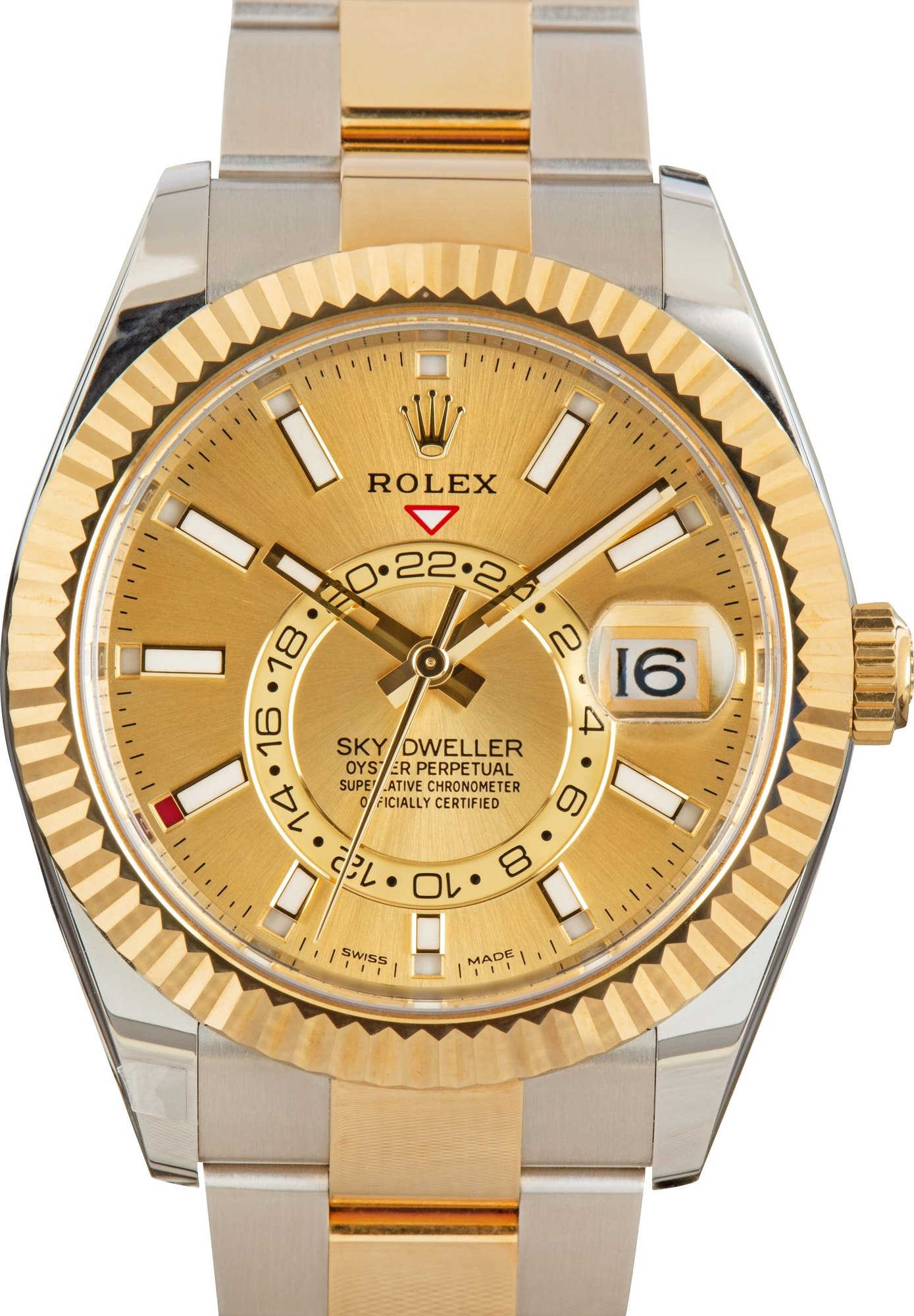 Pre-Owned Rolex Sky-Dweller 326933 Two Tone Oyster