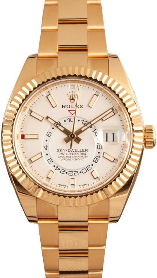Rolex Sky-Dweller 326938 Yellow Gold Oyster