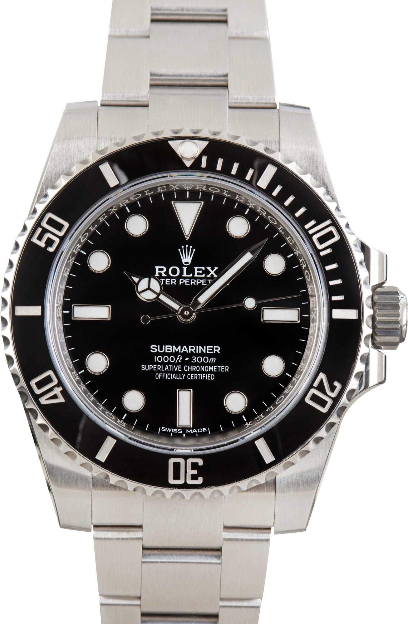 Rolex Submariner 114060 Ceramic No Date
