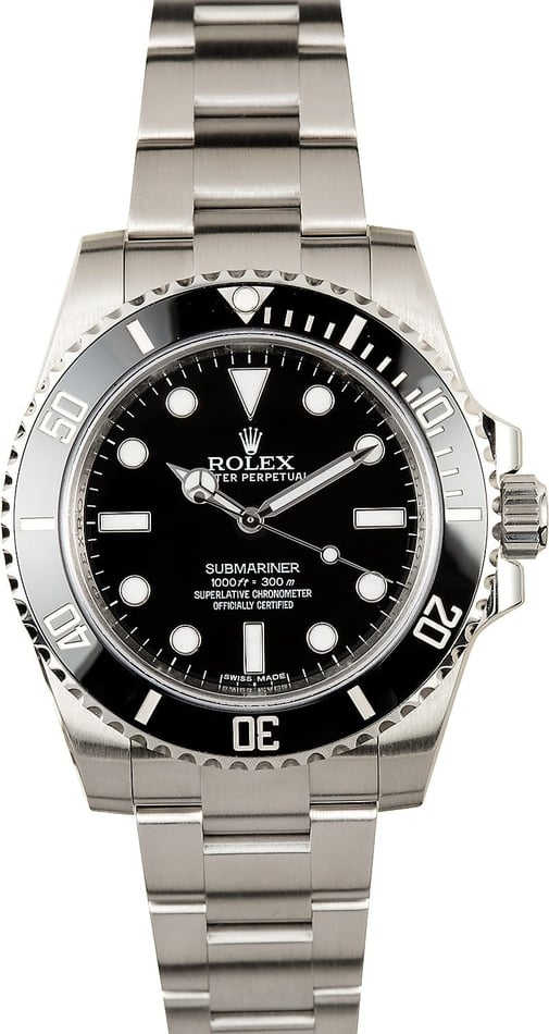 Rolex Submariner 114060 Ceramic -Certified Pre-Owned