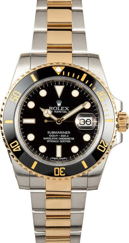 Black Two-Tone Ceramic Submariner 116613