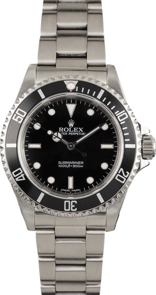 PreOwned Rolex Submariner 14060M Timing Bezel