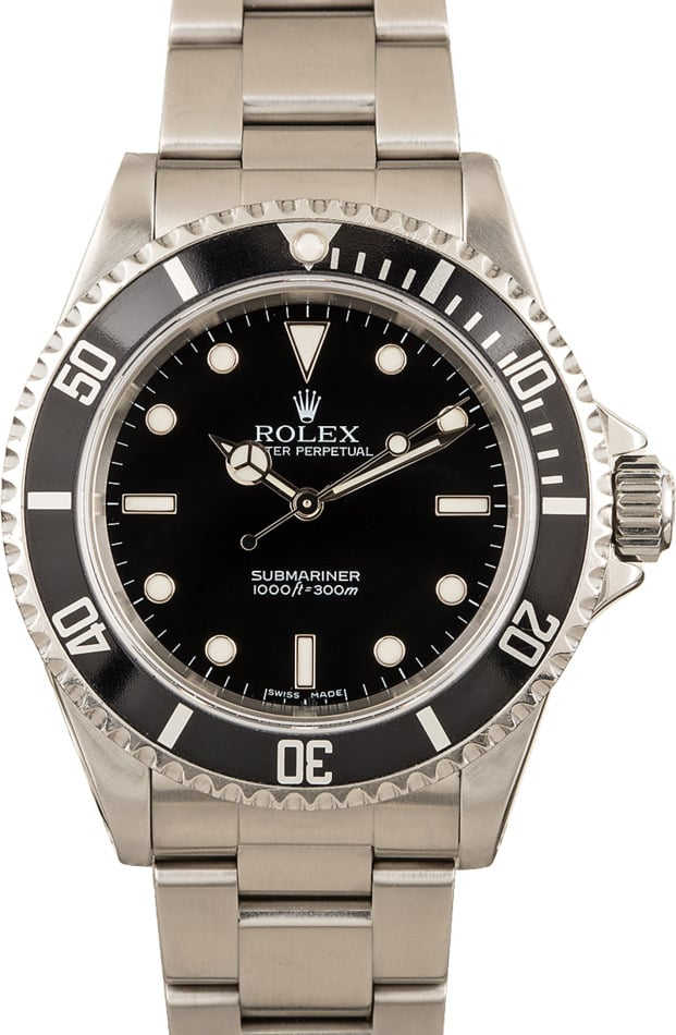Pre-Owned Rolex Submariner 14060M Black Dial