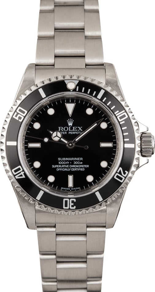 Used Rolex Submariner 14060M Luminous Markers