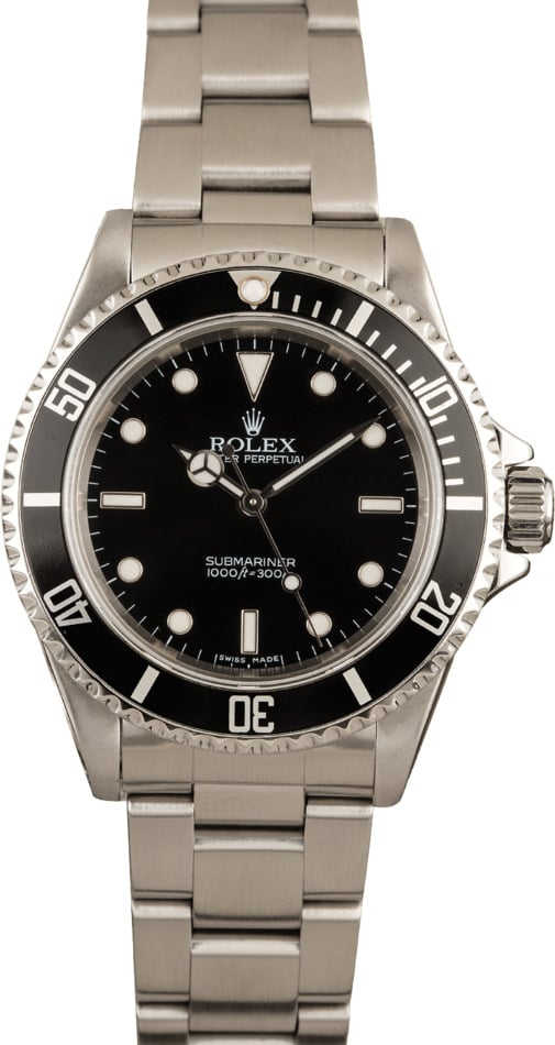 Rolex Submariner 14060M Black Steel Watch