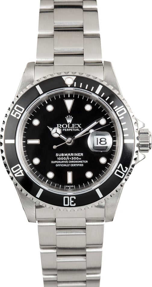 T Rolex Submariner 16610 TT