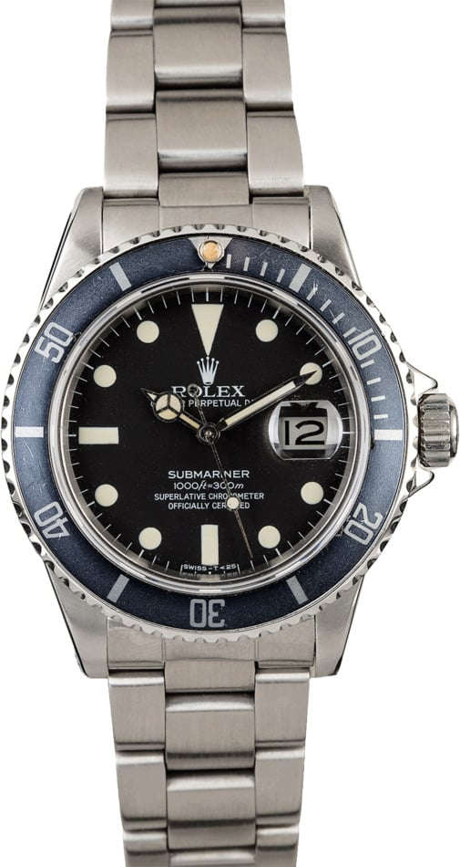 Buy Used Rolex Submariner 16800 Bob s Watches Sku 119115