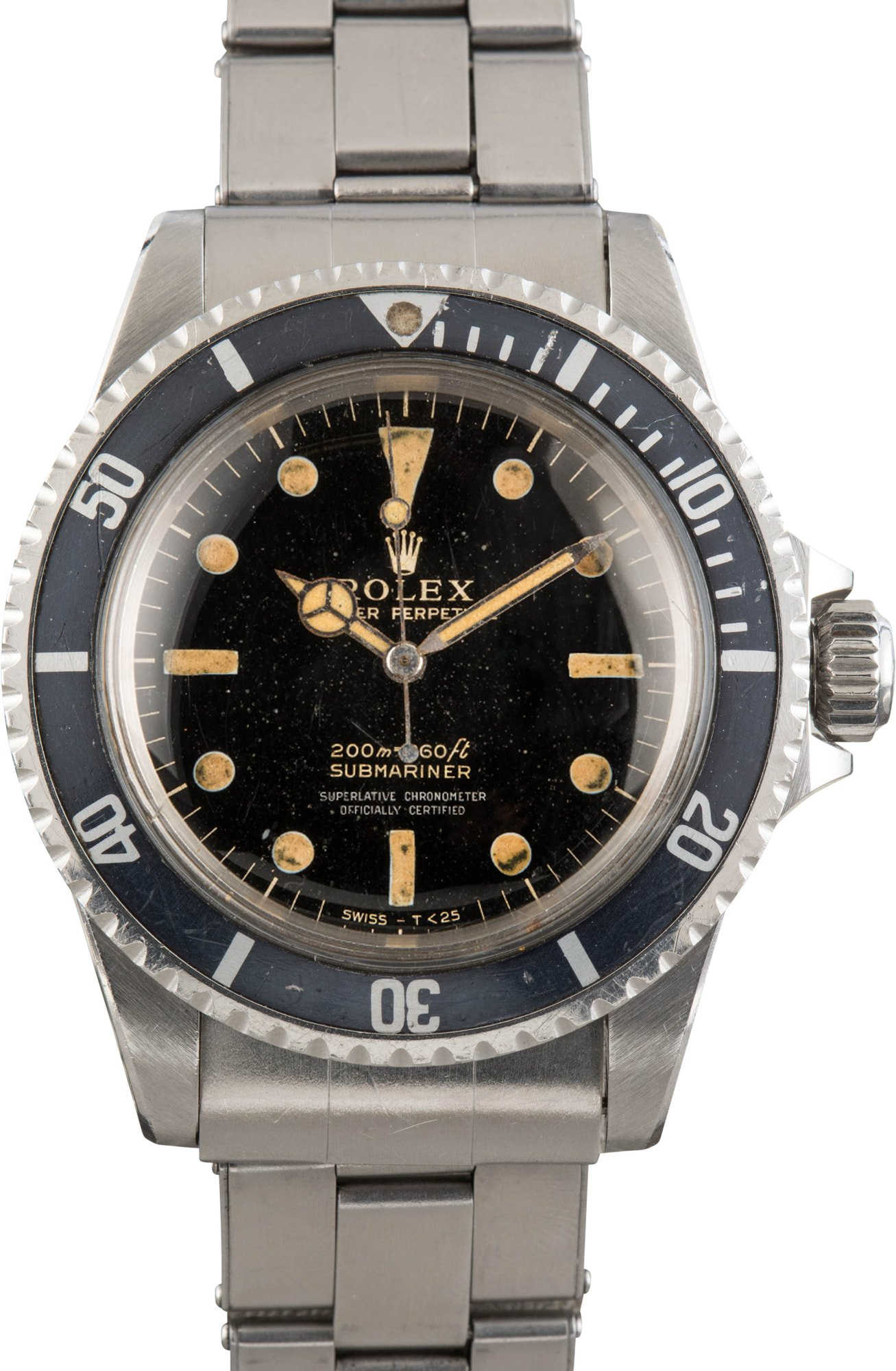 Vintage Rolex Submariner Ref 5512 Stainless Steel