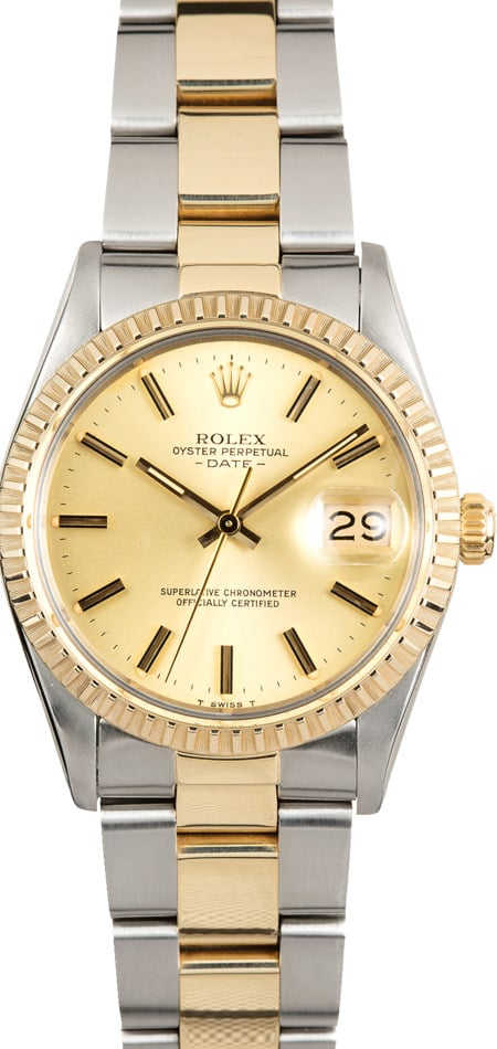 Rolex Two-Tone Date 15053 Oyster