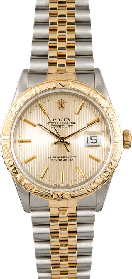 Rolex Two-Tone Datejust Thunderbird 16263