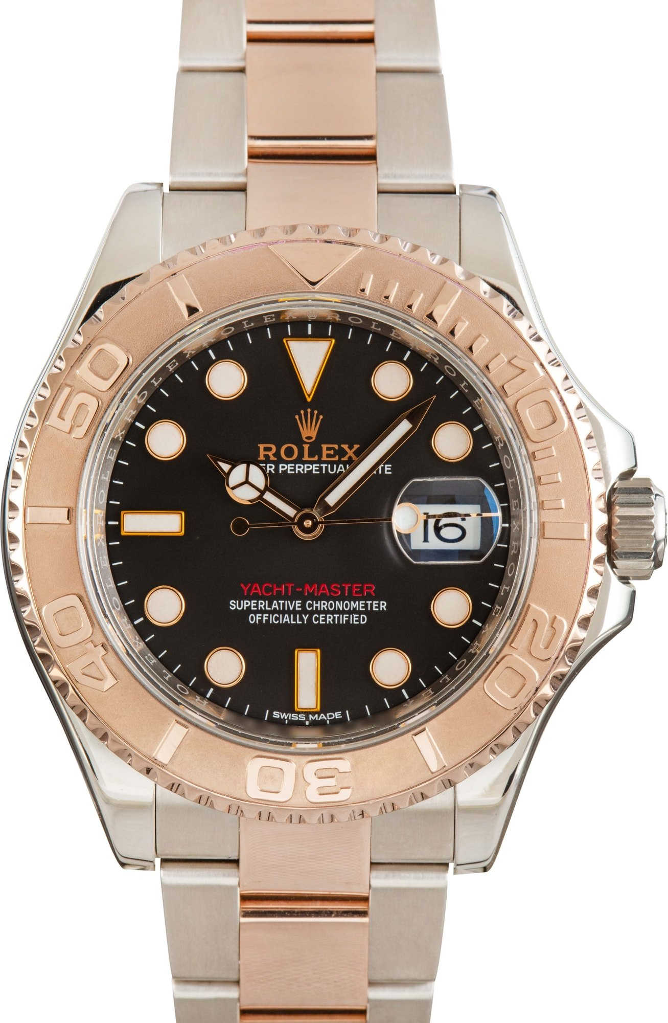 Used Rolex Yacht-Master 40 Ref 116621 Black Dial