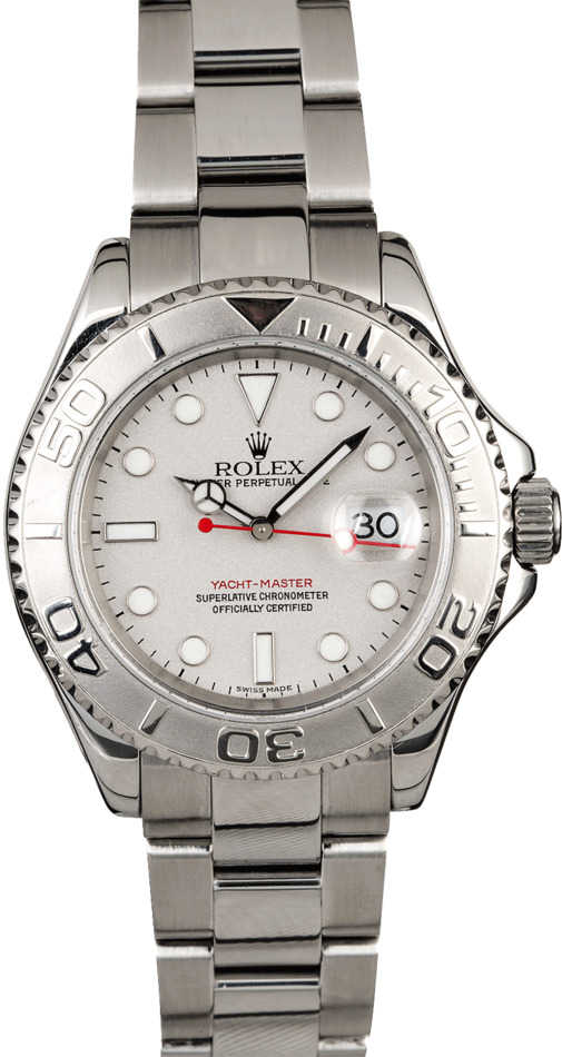 Rolex Yacht-Master 16622 with Platinum Bezel