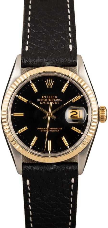 Rolex Datejust 16013 Black Dial