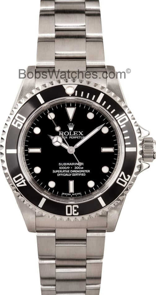 Mens Used Rolex Submariner 14060M No Date