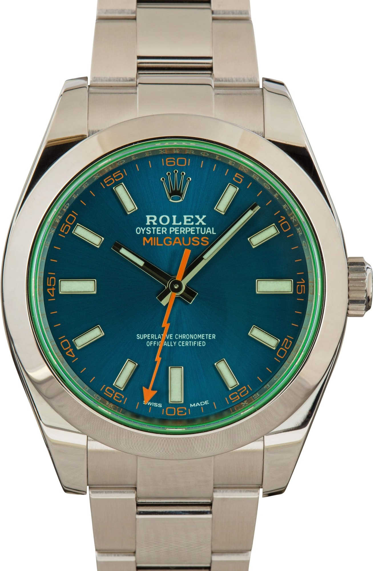 Buy Used Rolex Milgauss 116400 Bob's Watches Sku: 181667 PL