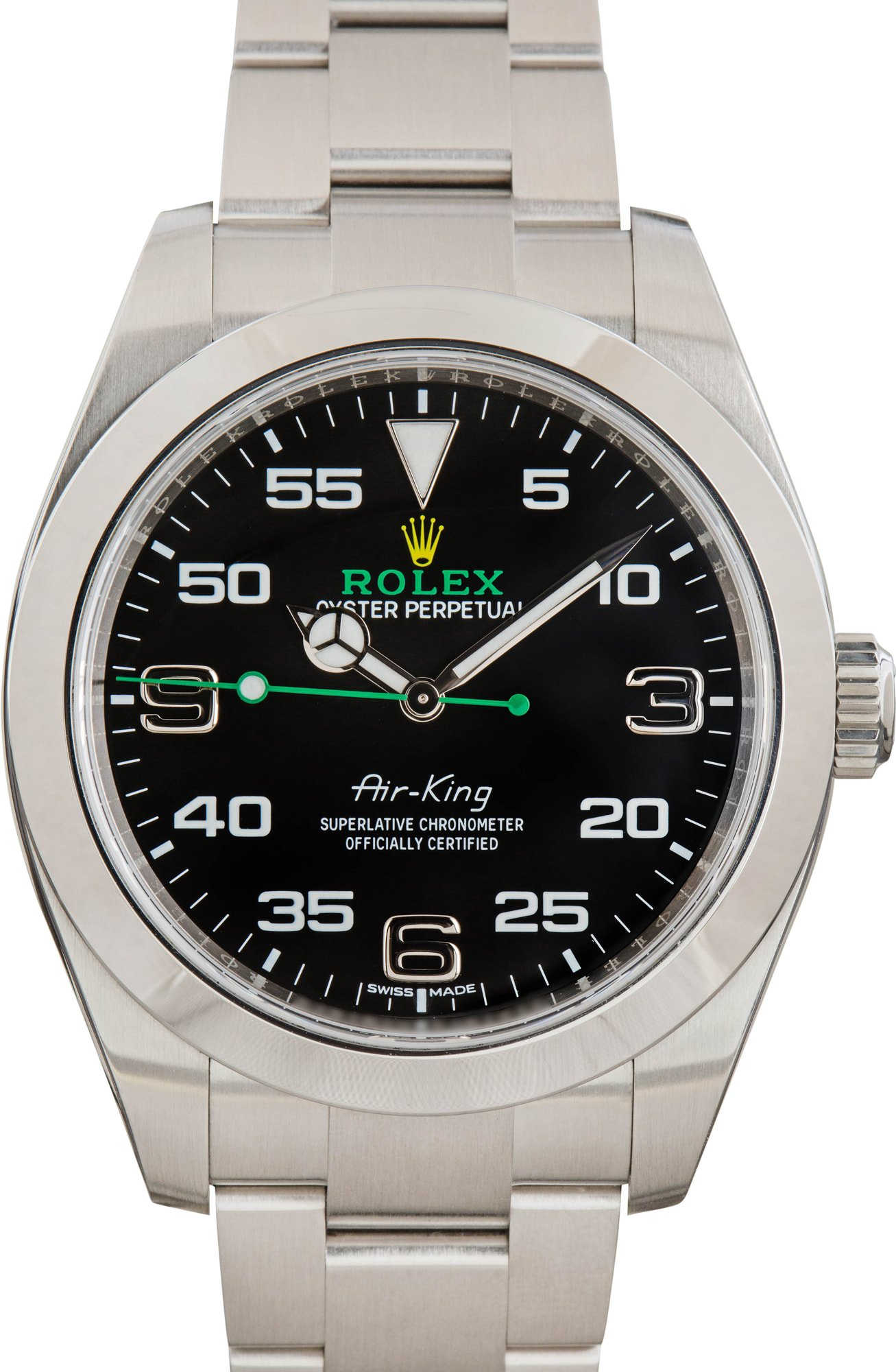 Used Rolex Air-King Ref 116900 Black Dial