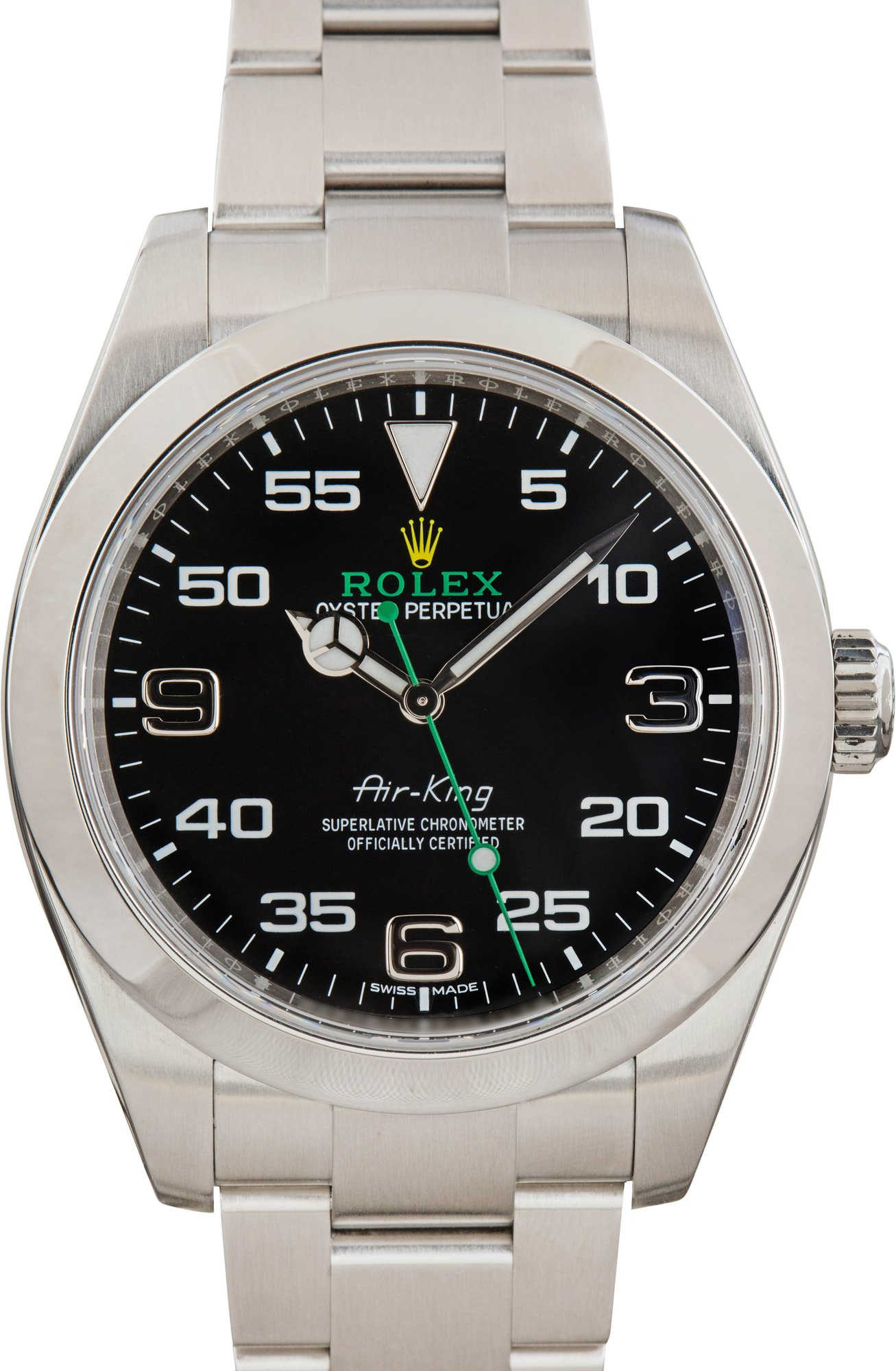 Rolex Air-King Stainless Steel Ref 116900 Black Dial