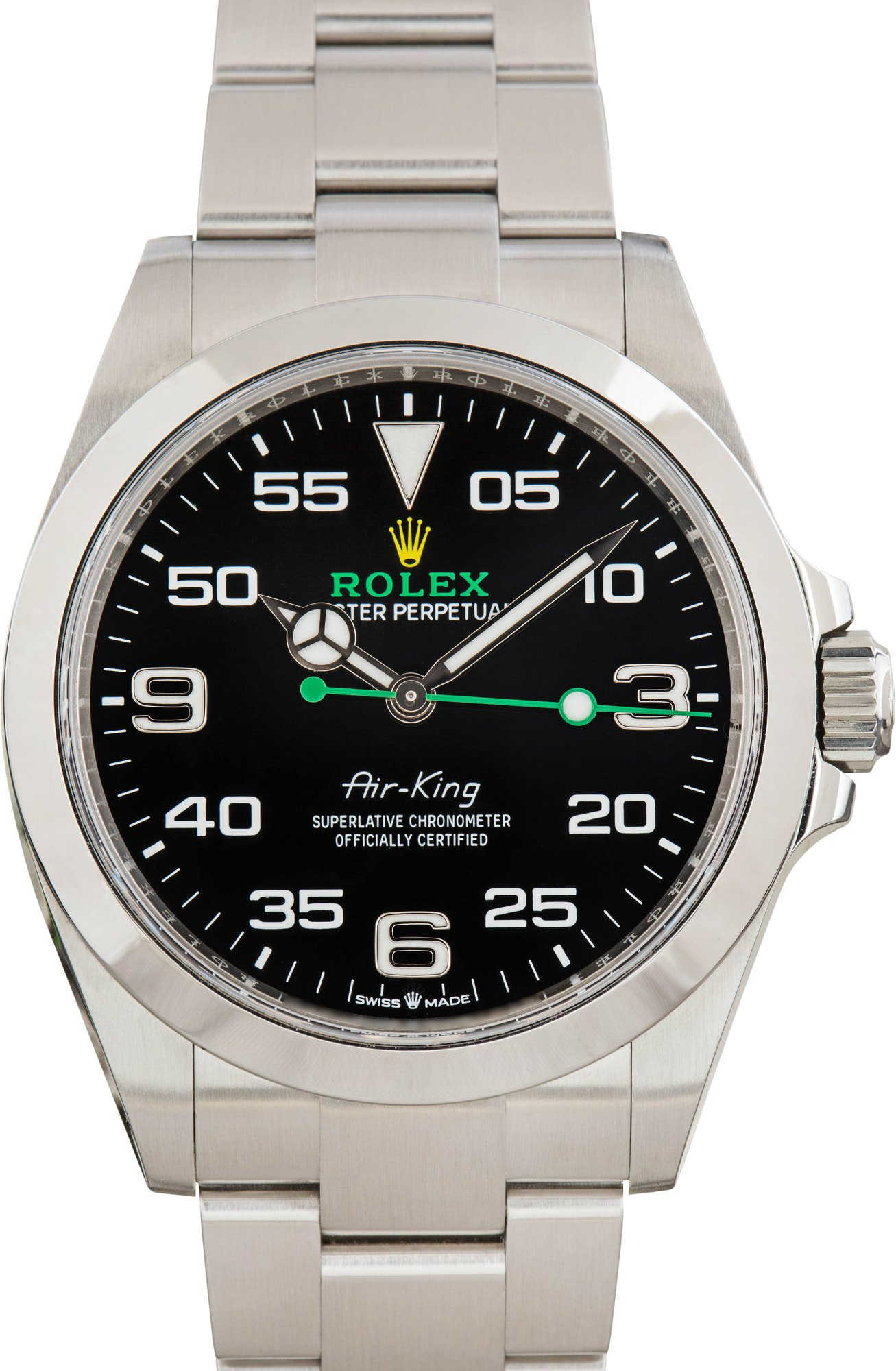 Used Rolex Air-King Ref 126900 Black Dial