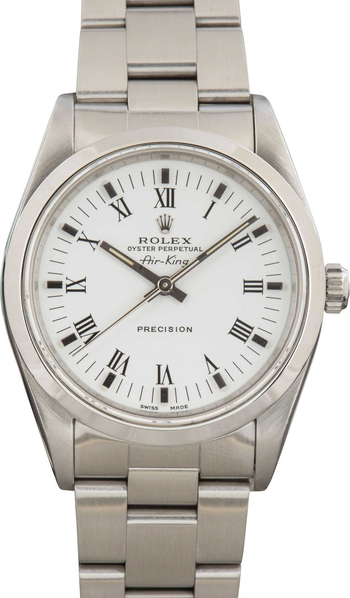 Rolex Air-King Ref 14000 White Dial