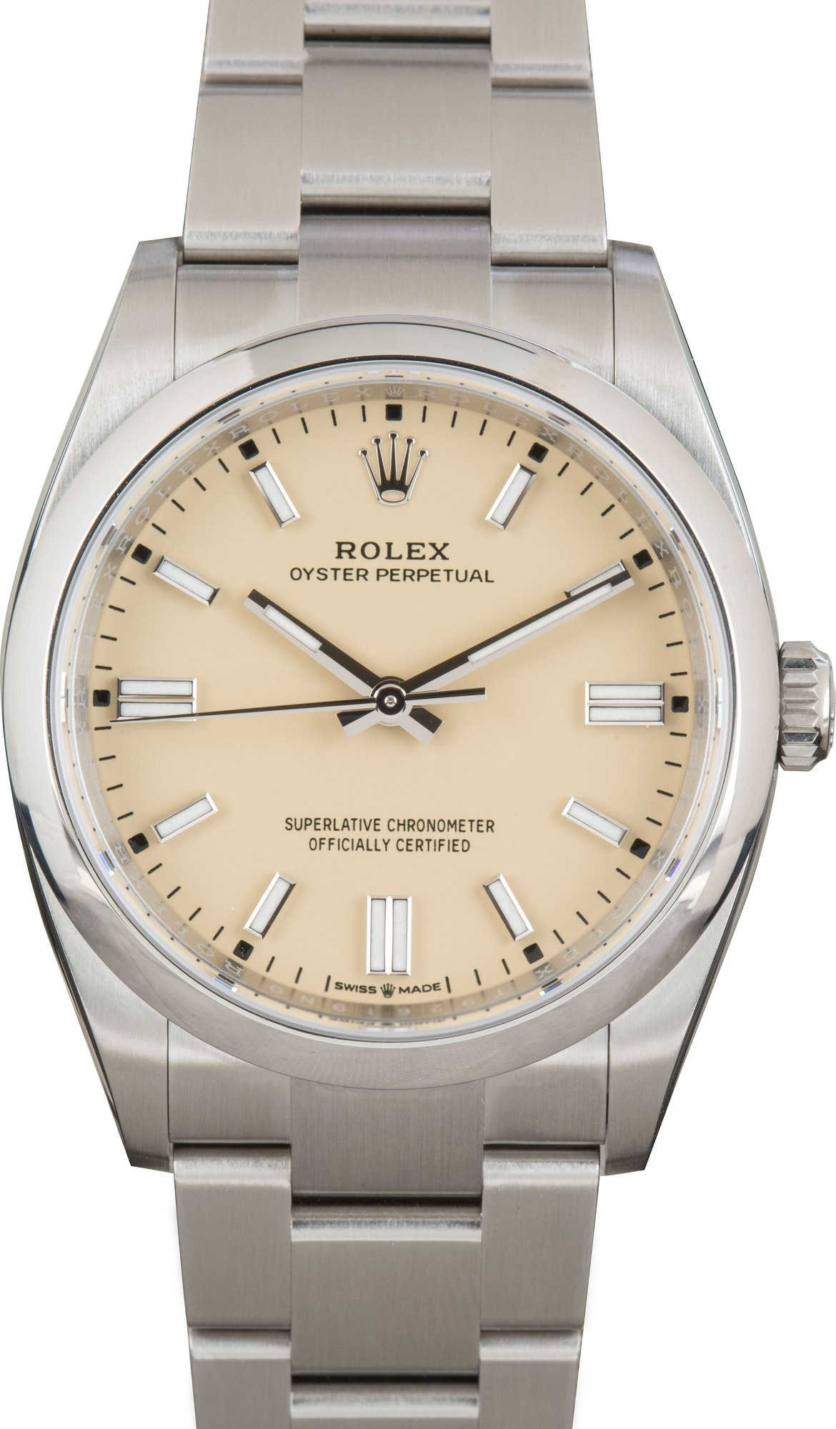 Rolex Oyster Perpetual 36 Ref 126000 Beige Dial
