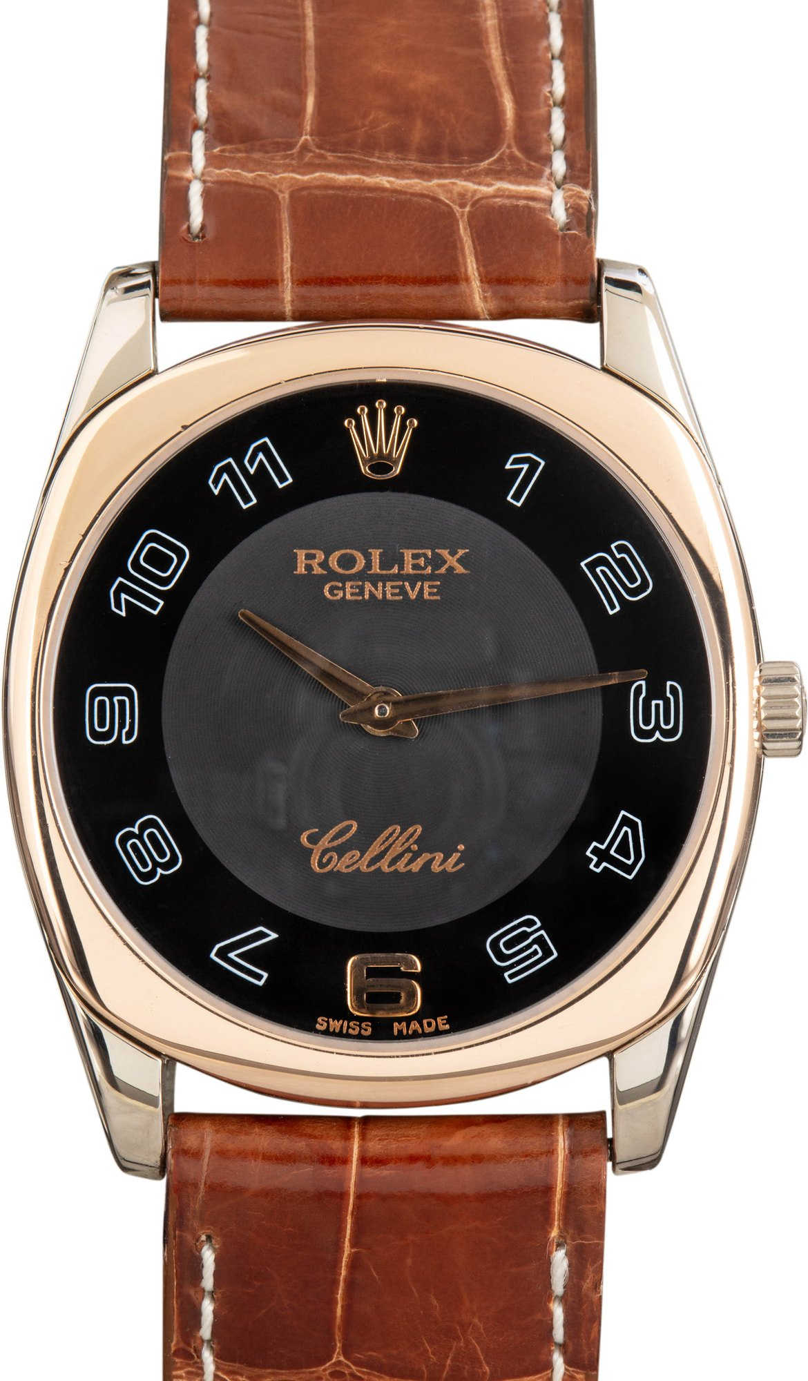 Pre-owned Rolex Danaos Cellini 4233 Two Tone Gold