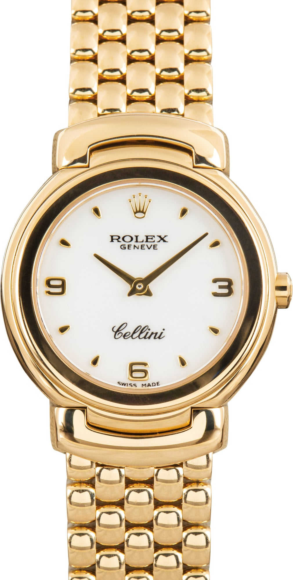 Ladies Rolex Cellini ref 6621 18k Yellow Gold