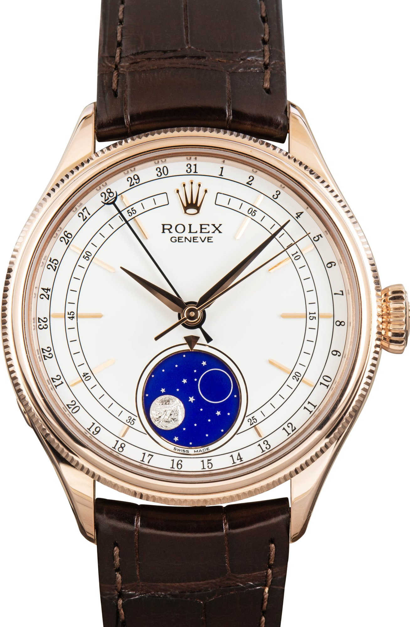 Pre-owned Rolex Cellini 50535 Moonphase
